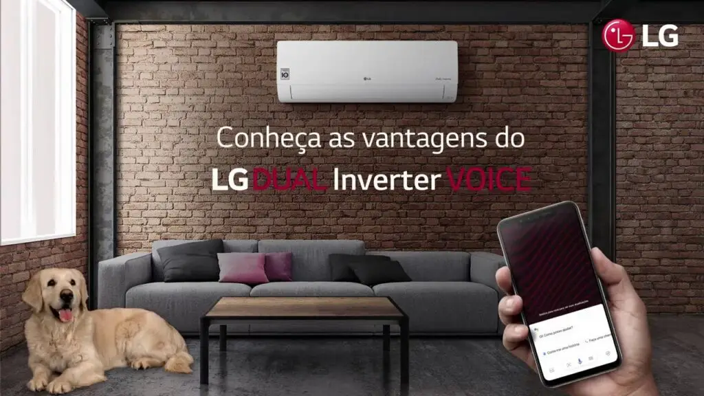 LG Dual Inverter Voice Artcool